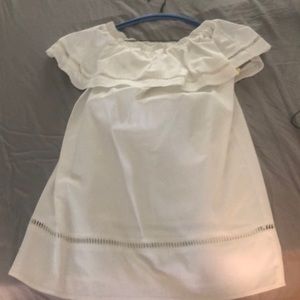 Boutique dress in white cotton
